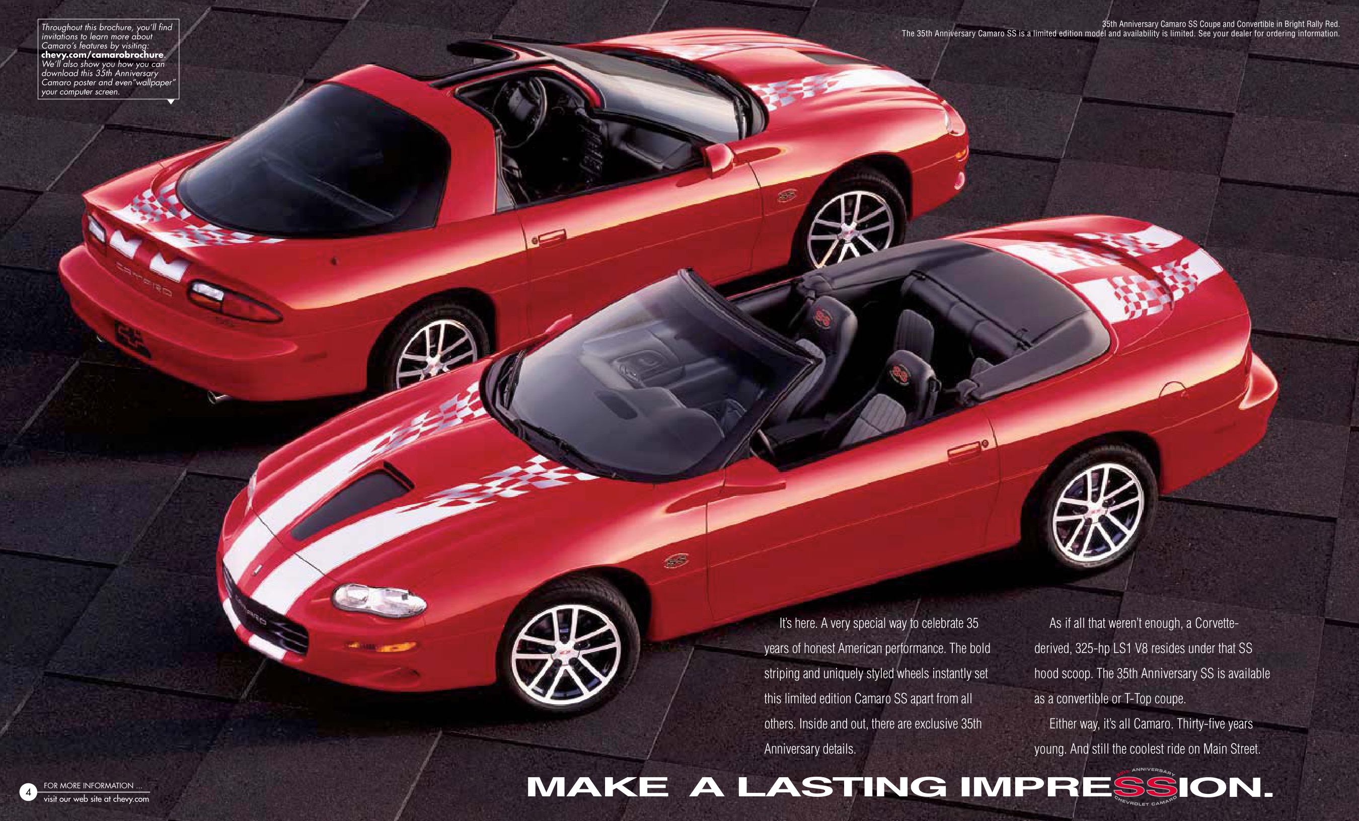 2002 Chev Camaro Brochure Page 1